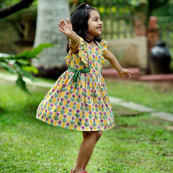 NinaKai Other - (New) Yellow and Green  Spring/Summer 100% Cotton Dress